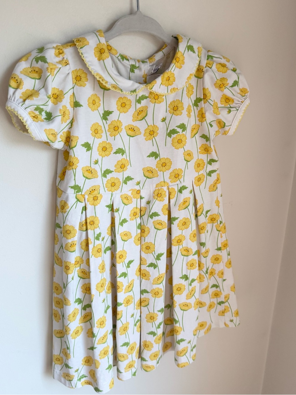 Rachel Riley Buttercup Print Girls Fit and Flare Dress Size 2T - Picture 4 of 9
